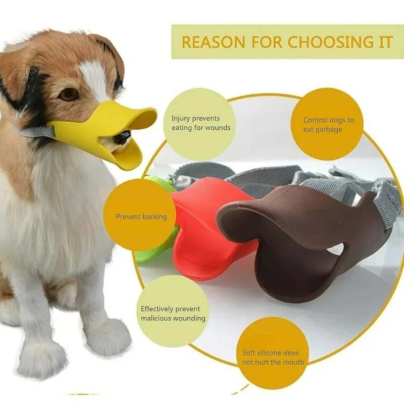 Dog Muzzle Silicone - 1pcs Small Pet Dog Muzzle Silicone