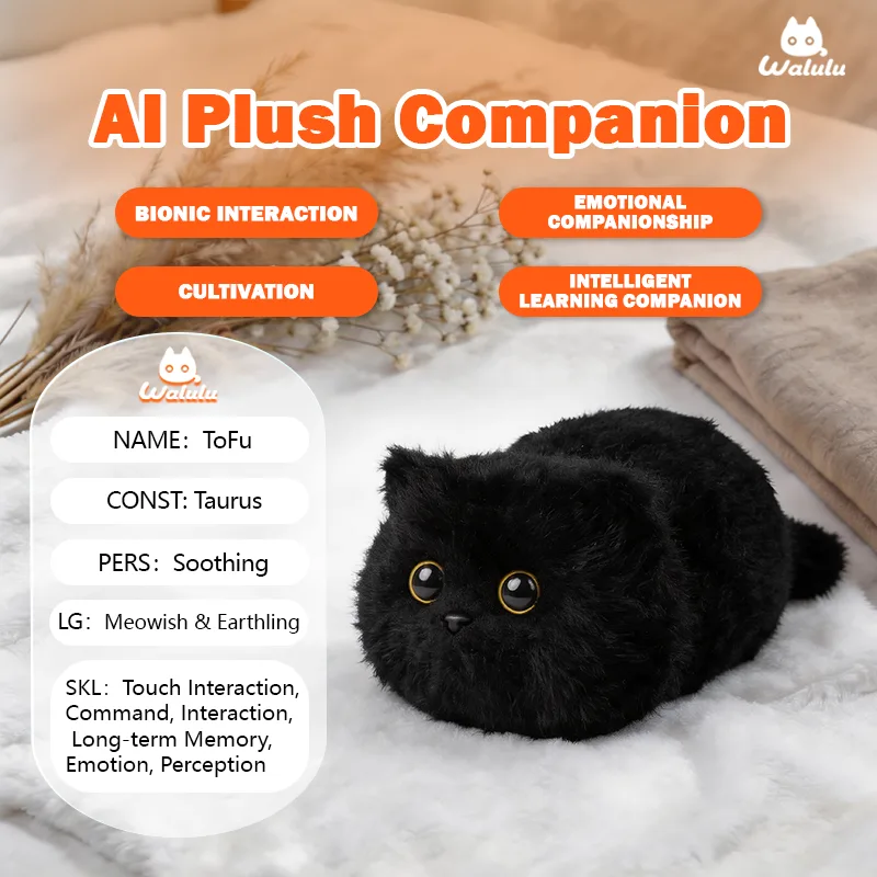 Interactive Cat Toy - Walulu Cat AI Intelligent Simulation Interactive