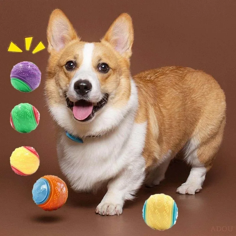 Dog Muzzle Silicone - Dog Chew Ball Toy Drinding Teeth