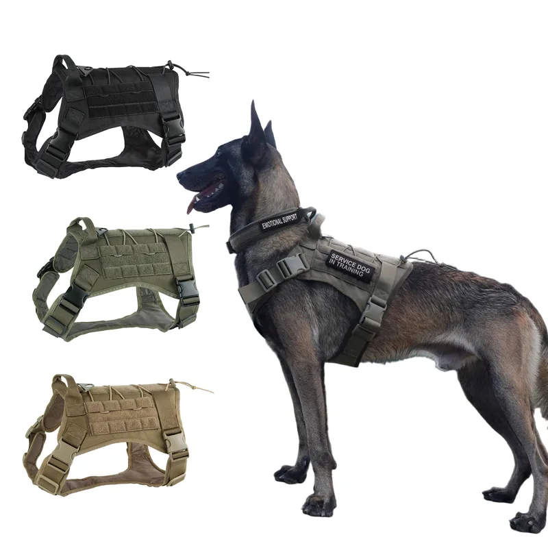 No Pull Dog Harness - Tactical Dog Harness for Large Pet