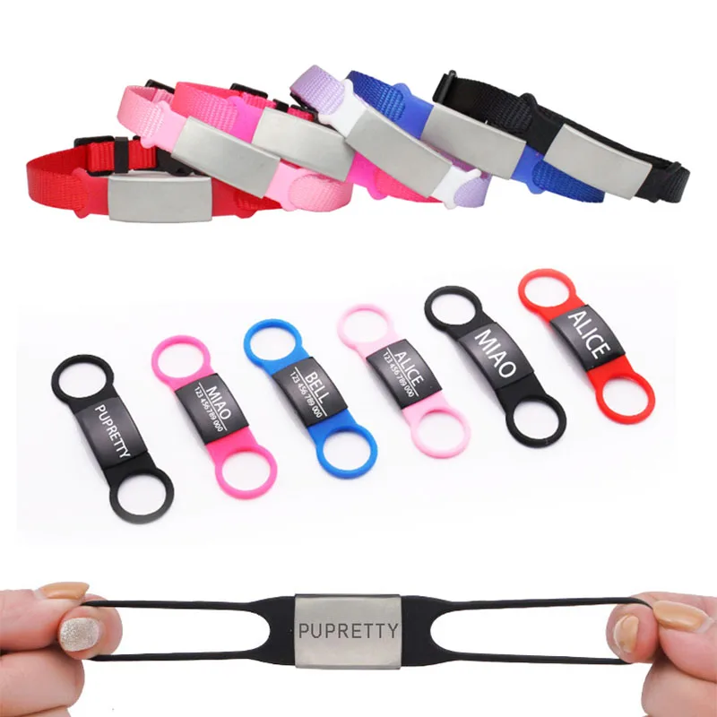 Dog Muzzle Silicone - Pet Dog Tag Silicone Stainless Steel