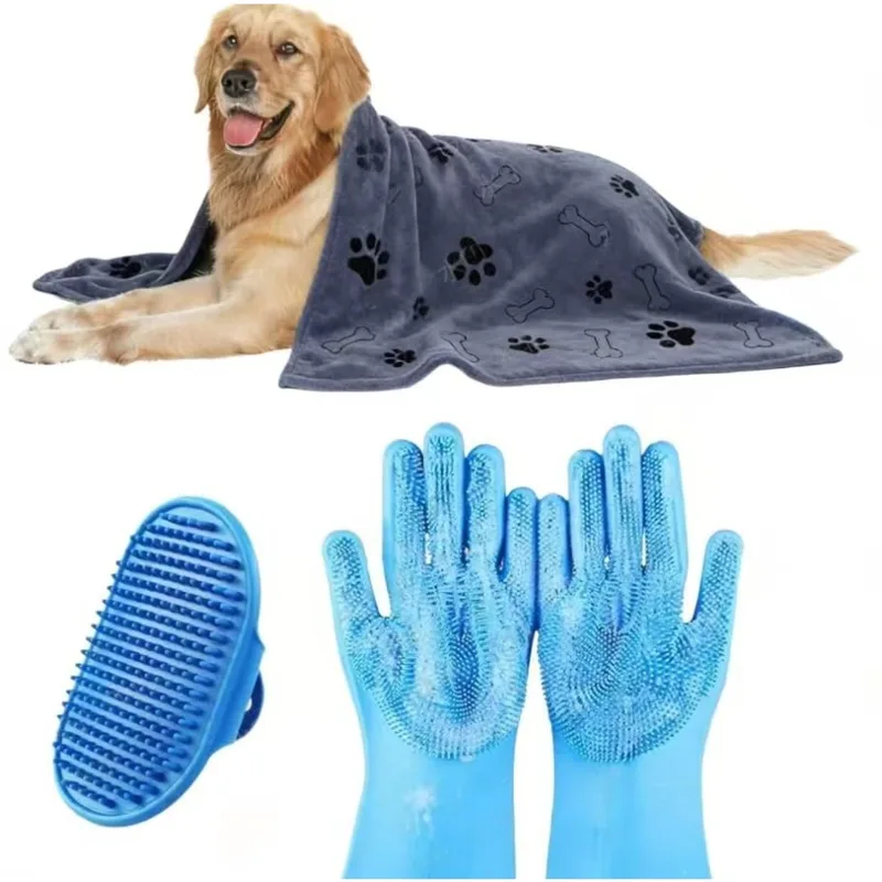 Pet X Supplies & Tack Grooming - 3PCS Dog Bath Supplies, Dog Bath