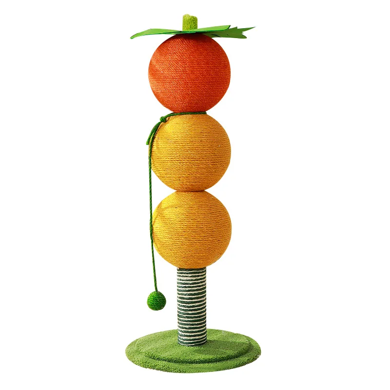 Interactive Cat Toy - Hot-selling colored sugar spherical vertical cat