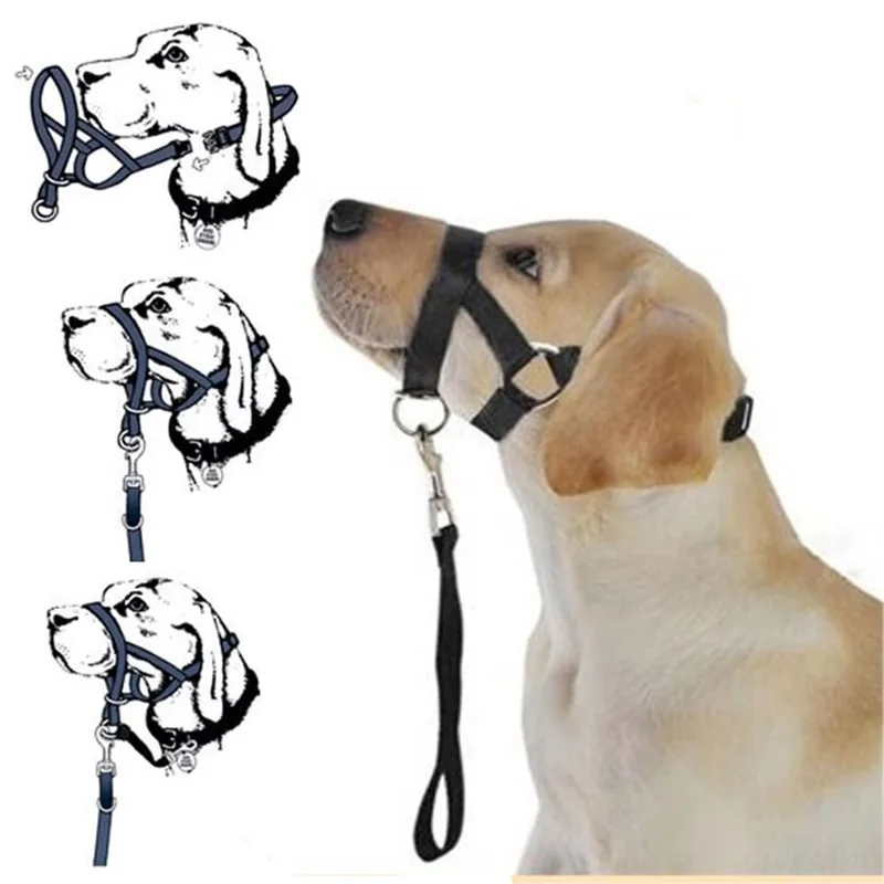 No Pull Dog Harness - Adjustable Anti barking Non Pull Nylon