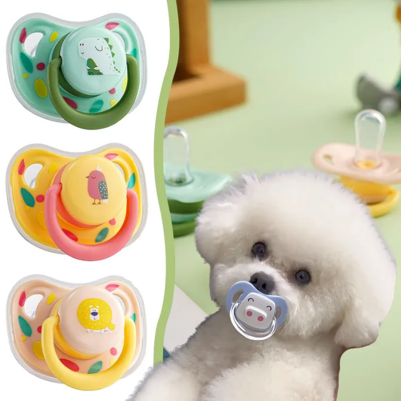 Dog Muzzle Silicone - Practical Pet Pacifier Soft Dog Teeth