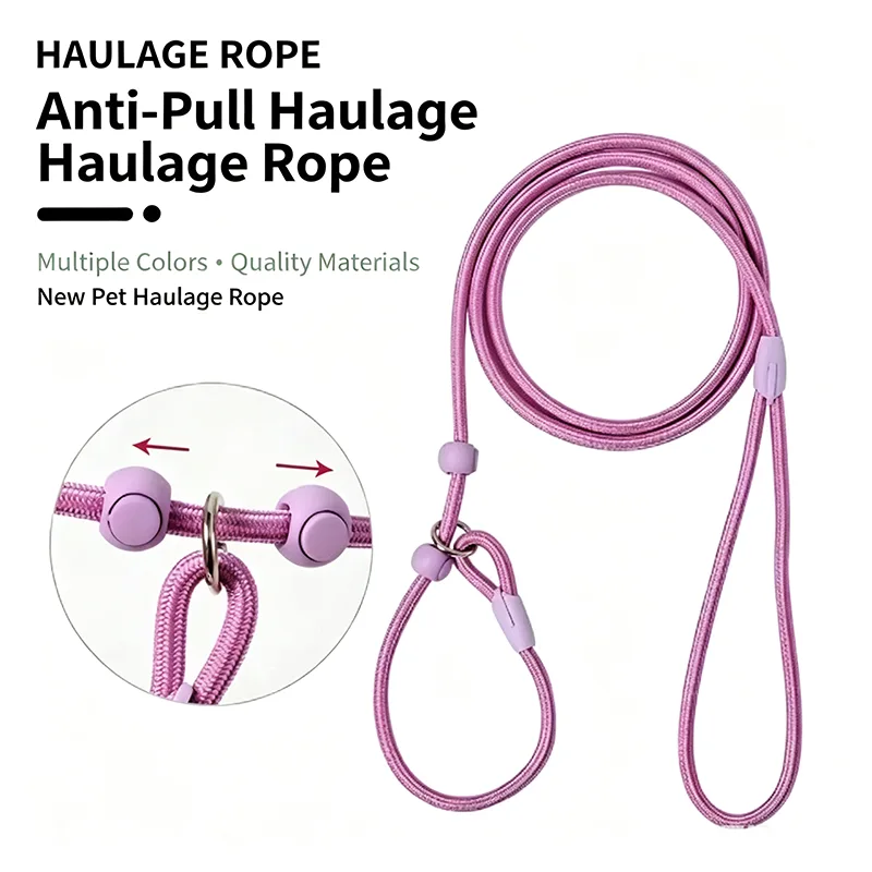 No Pull Dog Harness - 160Cm Lightweight Nylon P Leash Anti