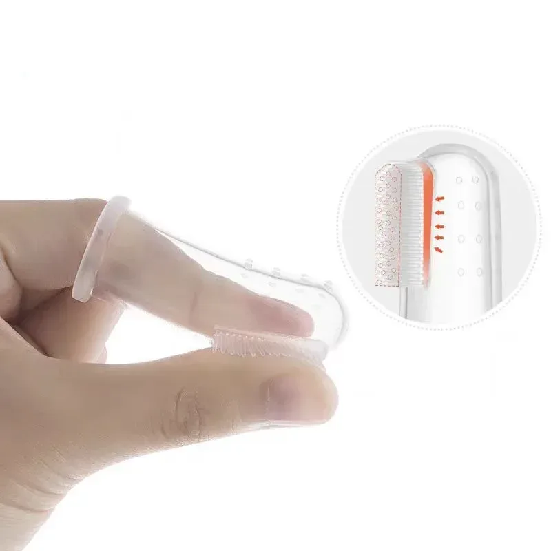 Silicone Soft Pet Finger Cuff  - Dog Muzzle Silicone 评论和价格