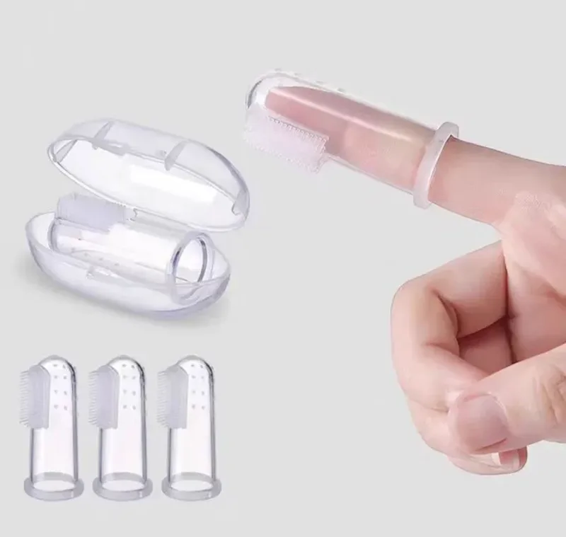 Silicone Soft Pet Finger Cuff  - Dog Muzzle Silicone 评论和价格