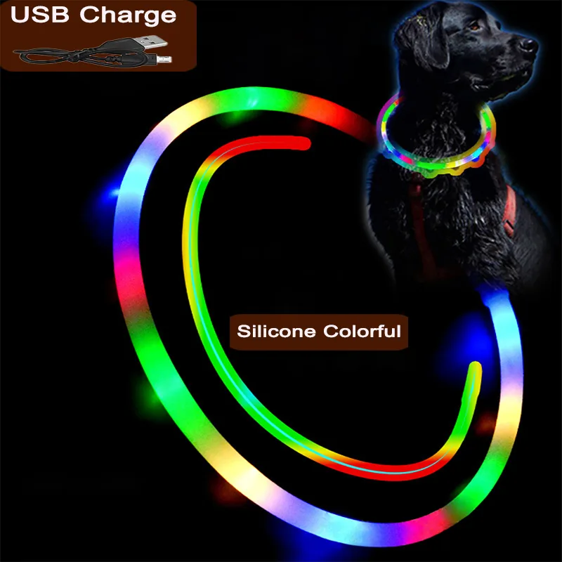 3 Modes Dog Luminou Charge Col - Dog Muzzle Silicone 评论和价格