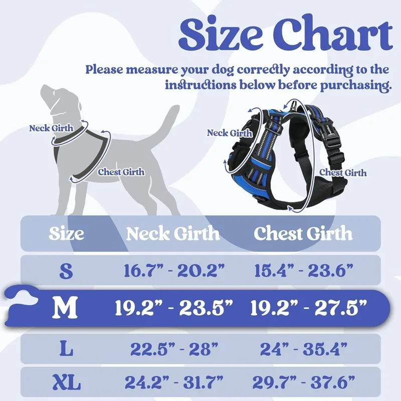 Medium Sized Dog Harness, Easy - No Pull Dog Harness 评论和价格