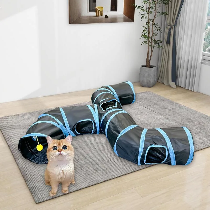 Cat Toy Tunnel Indoor Cat Hide - Interactive Cat Toy 评论和价格