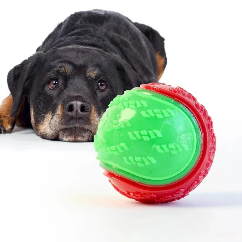Dog Chew Ball Toy Drinding Tee - Dog Muzzle Silicone 评论和价格