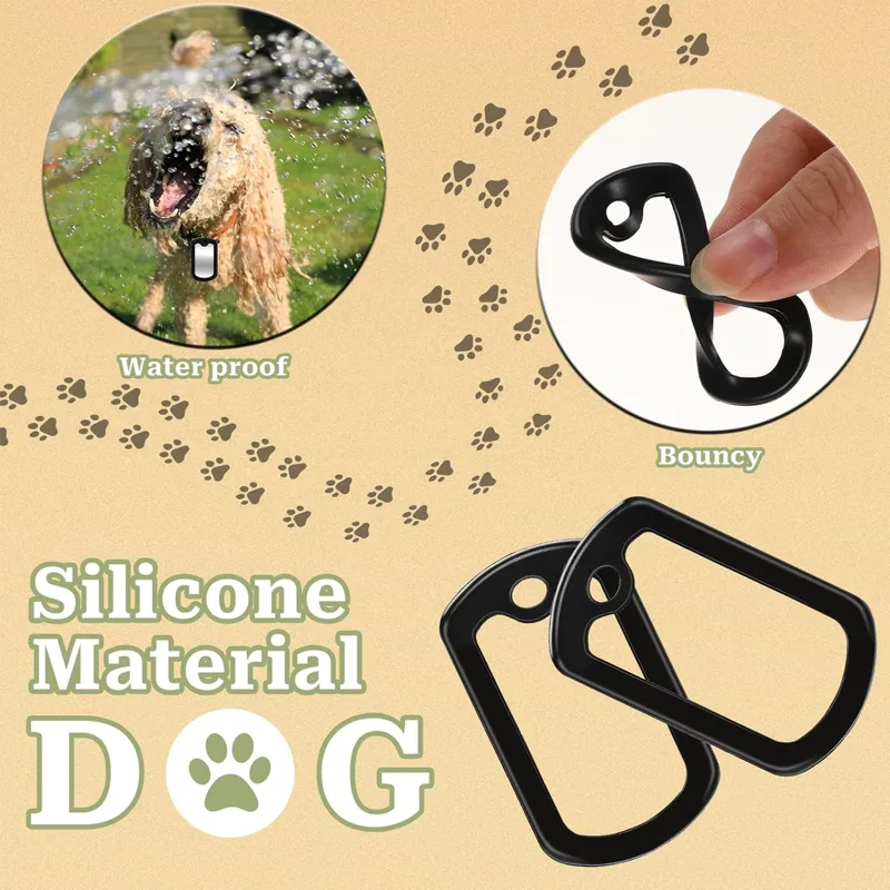 10-20Pcs Dog Tag Silicone Sile - Dog Muzzle Silicone 评论和价格