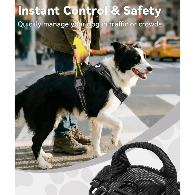 No Pull Dog Harness, Medium Si - No Pull Dog Harness 评论和价格