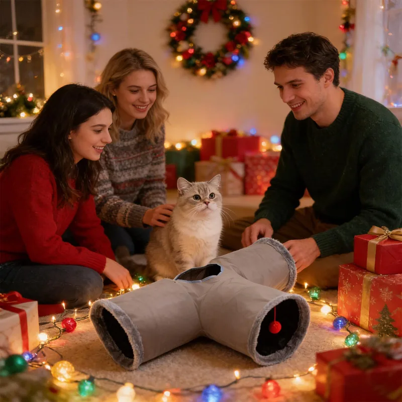 Tunnels For Indoor Cats Maze P - Interactive Cat Toy 评论和价格
