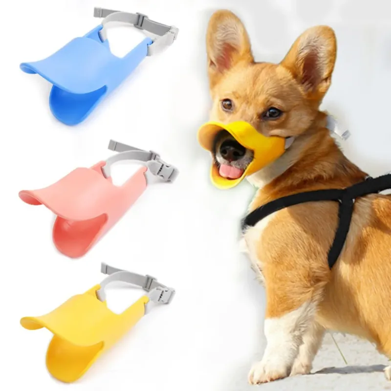 Dog Silicone Duck Muzzle For P - Dog Muzzle Silicone 评论和价格