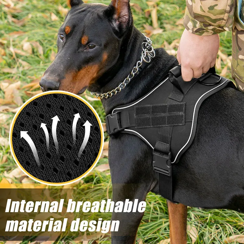 Tactical Dog Harness for Large - No Pull Dog Harness 评论和价格