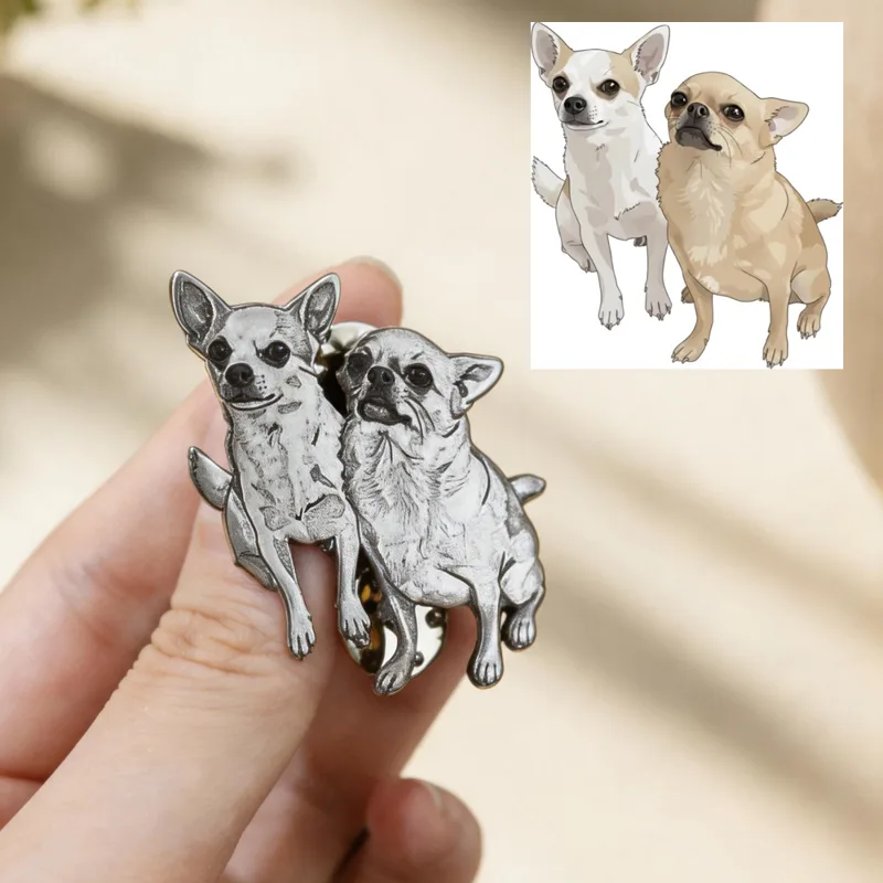 Custom Engrave Pet Photo Pins  - Pet Supplies Delivery 评论和价格