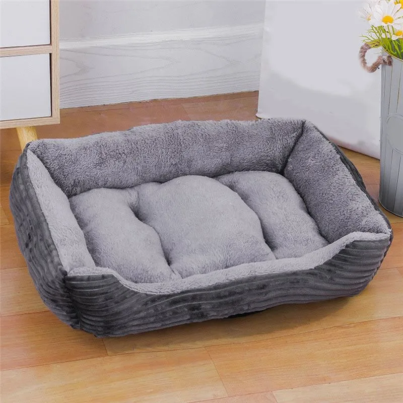 AEA9-Grey Dog Bed Pet Square P - Pet X Supplies & Tack Grooming 评论和价格